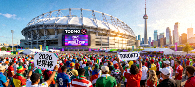 加拿大多伦多BMO球场及周边球迷区，2026年世界杯比赛场馆